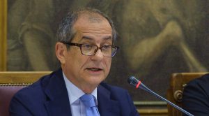 Giovanni Tria, ministro dell'Economia