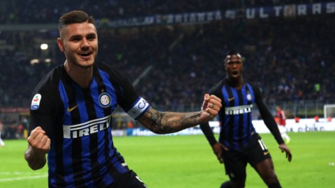 L’Inter con Icardi vince il derby al 92° ed è terza