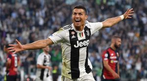 La stella della Juventus Cristiano Ronaldo