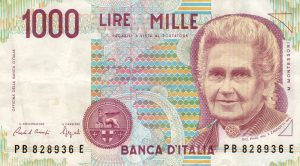 Banconota da mille lire