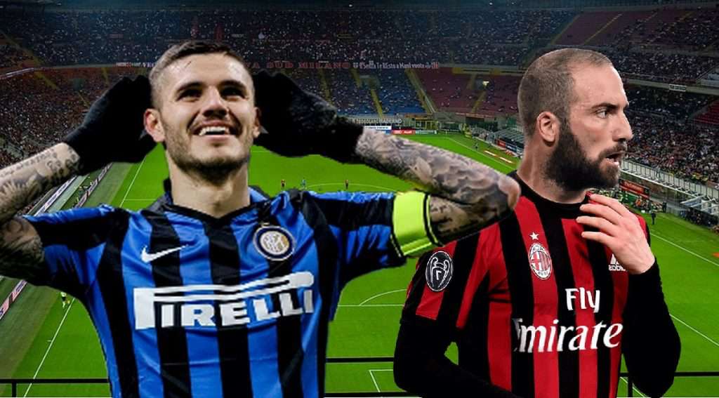 Inter (Icardi) vs Milan (Higuain)