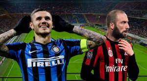 Inter (Icardi) vs Milan (Higuain)