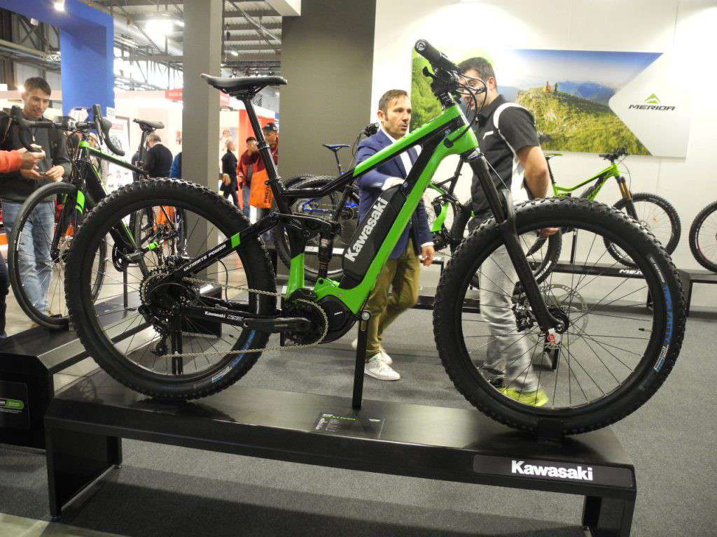 bicicleta elétrica Kawasaki