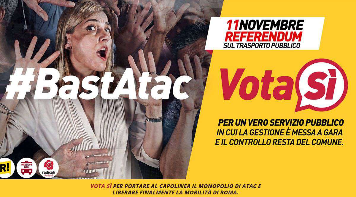 Referendum Atac comitato del Sì