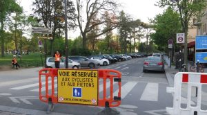 Traffico chiuso a Parigi