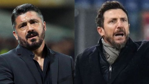 Milan e Roma: Gattuso e Di Francesco si giocano la panchina