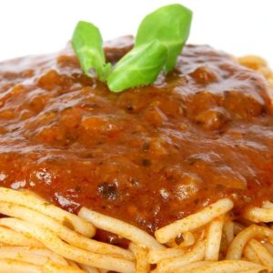 ¿Spaghetti a la boloñesa? estoy en atún