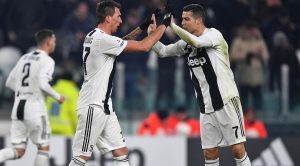 Ronaldo e Mandzukic della Juventus