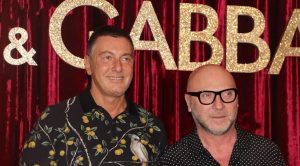 Gli stilisti Domenico Dolce e Stefano Gabbana