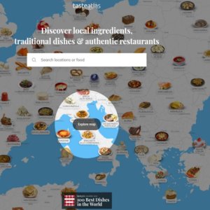 Receitas e sabores ao redor do mundo: o atlas online está aqui