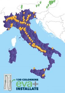 mapa 130 EVA+ logotipo