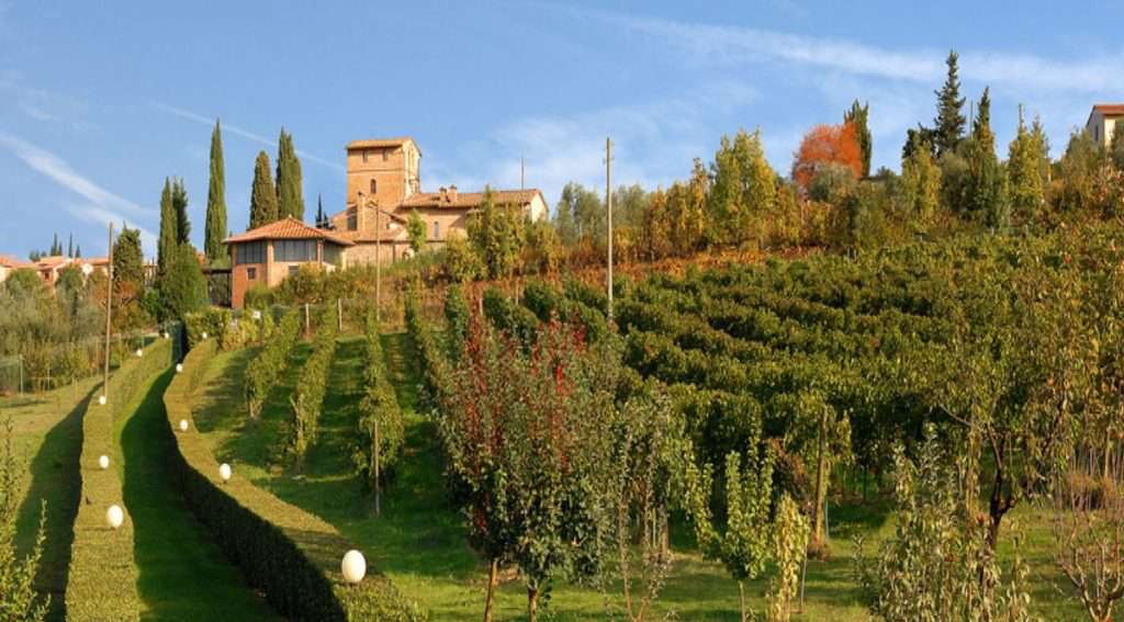 San Gimignano'daki Palagetto çiftliği
