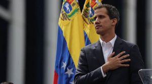 Il presidente auto proclamato del Venezuela Juan Guaidò