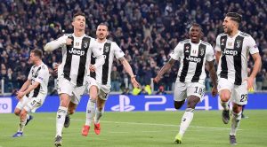 Juve, Cristiano Ronaldo esulta