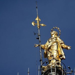 Madonnina Duomo Milan, Intesa mendukung pemugaran puncak menara