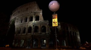 earth hour, colosseo, buio, wwf