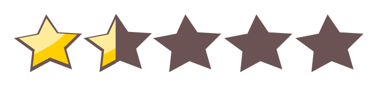 1 and a half stars