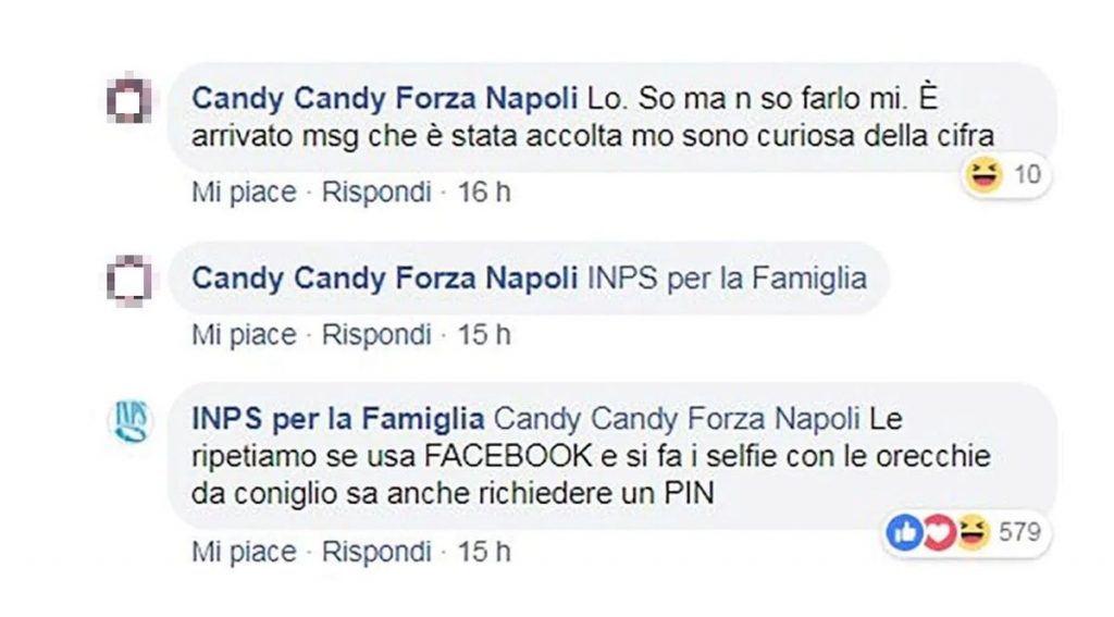 Candy Candy Forza Napoli no Facebook