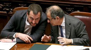 Matteo Salvini e Giovanni Tria