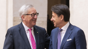 Jean Claude Juncker e Giuseppe Conte