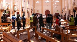 Esplosione in una chiesa sri Lanka