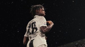 Moise Kean con la Juventus