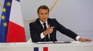 Il presidente francese Emmanuel Macron