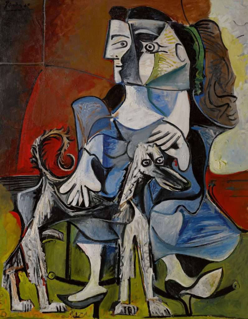 Pablo Picasso, Femme au chien