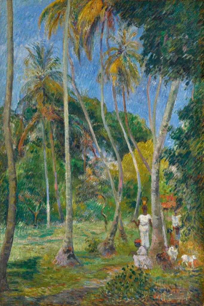 Paul Gauguin, Camino bajo las palmeras