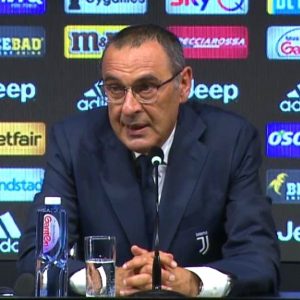 Sarri: “Vou dar 110% para a Juve. E CR7 vai bater o recorde de Higuaín"