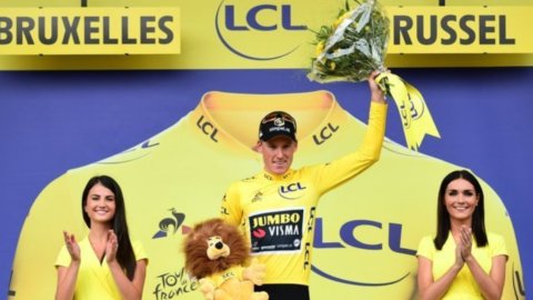 Tour: primer maillot amarillo del Teunissen, burlado por el Sagan