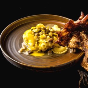 Resep Philippe Léveillé: carbonara, ayam jantan telah bertelur