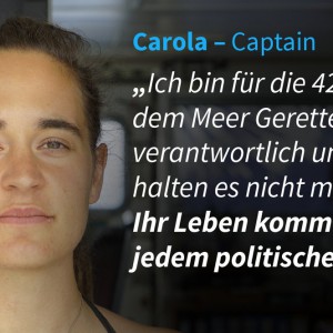 Carola Rackete は解放されました。治安判事は逮捕を取り消します。 サルヴィーニの怒り