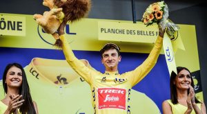 Il ciclista Ciccone maglia gialla al Tour de France