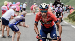 Il ciclista Vincenzo Nibali al Tour de France