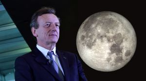 Roberto Battiston e la Luna