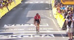 Il ciclista Impey al Tour de France