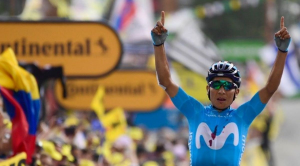 Il ciclista Quintana al Tour de France