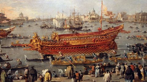 Venice, large ships imitate the Bucintoro: tourism no longer respected