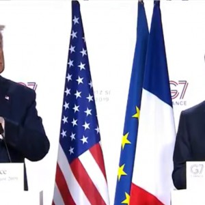 G7, Trump e Macron: disgelo su Cina e Iran, 20 milioni per Amazzonia