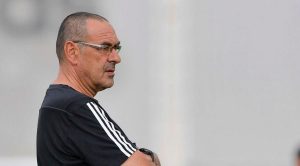 L'allenatore della Juventus Maurizio Sarri