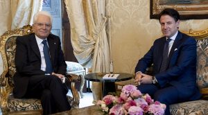 Giuseppe Conte e Sergio Mattarella