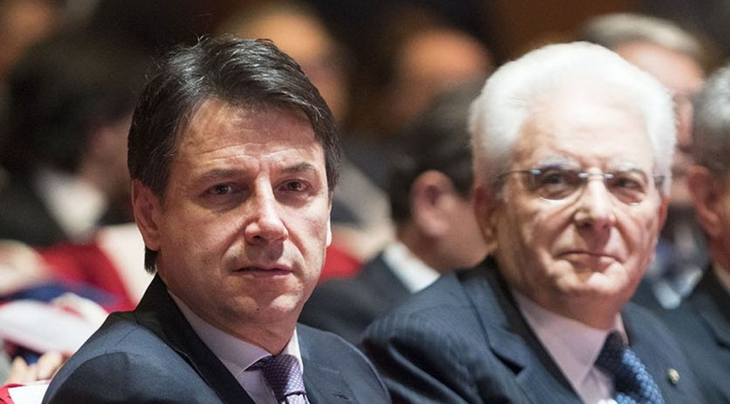 Giuseppe Conte e Sergio Mattarella
