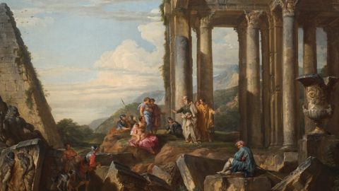 BIAF: Splendido “Capriccio romano” di Giovanni Paolo Panini
