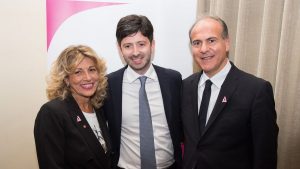 Adriana Bonifacio, Roberto Speranza e Gianfranco Battisti al Frecciarosa 2019