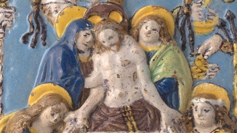 BIAF：乔瓦尼·德拉·罗比亚 (Giovanni della Robbia) 的罕见作品《圣母怜子图上的基督》(Christ in Pietà)