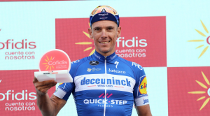 Il ciclista Gilbert alla Vuelta