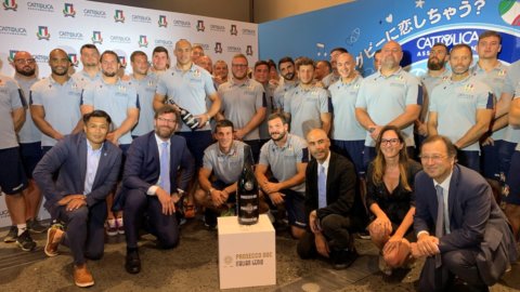 Copa do Mundo de Rugby, Cattolica promove amizade Itália-Japão