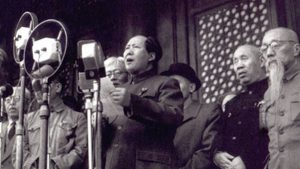 Mao annuncia la nascita della Repubblica Popolare Cinese