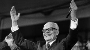 Il presidente della Repubblica Sandro Pertini